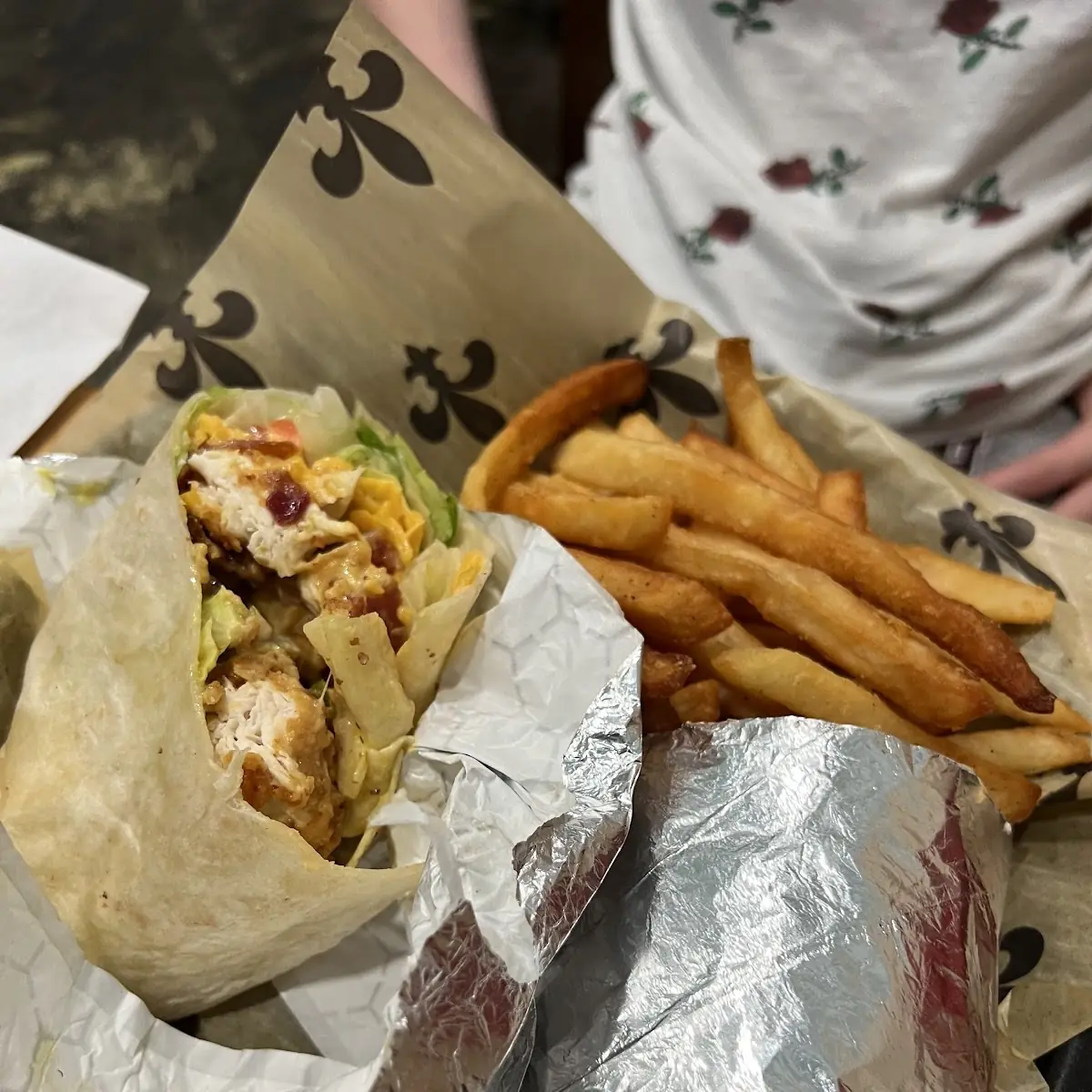 Creole Honey Chicken Wrap