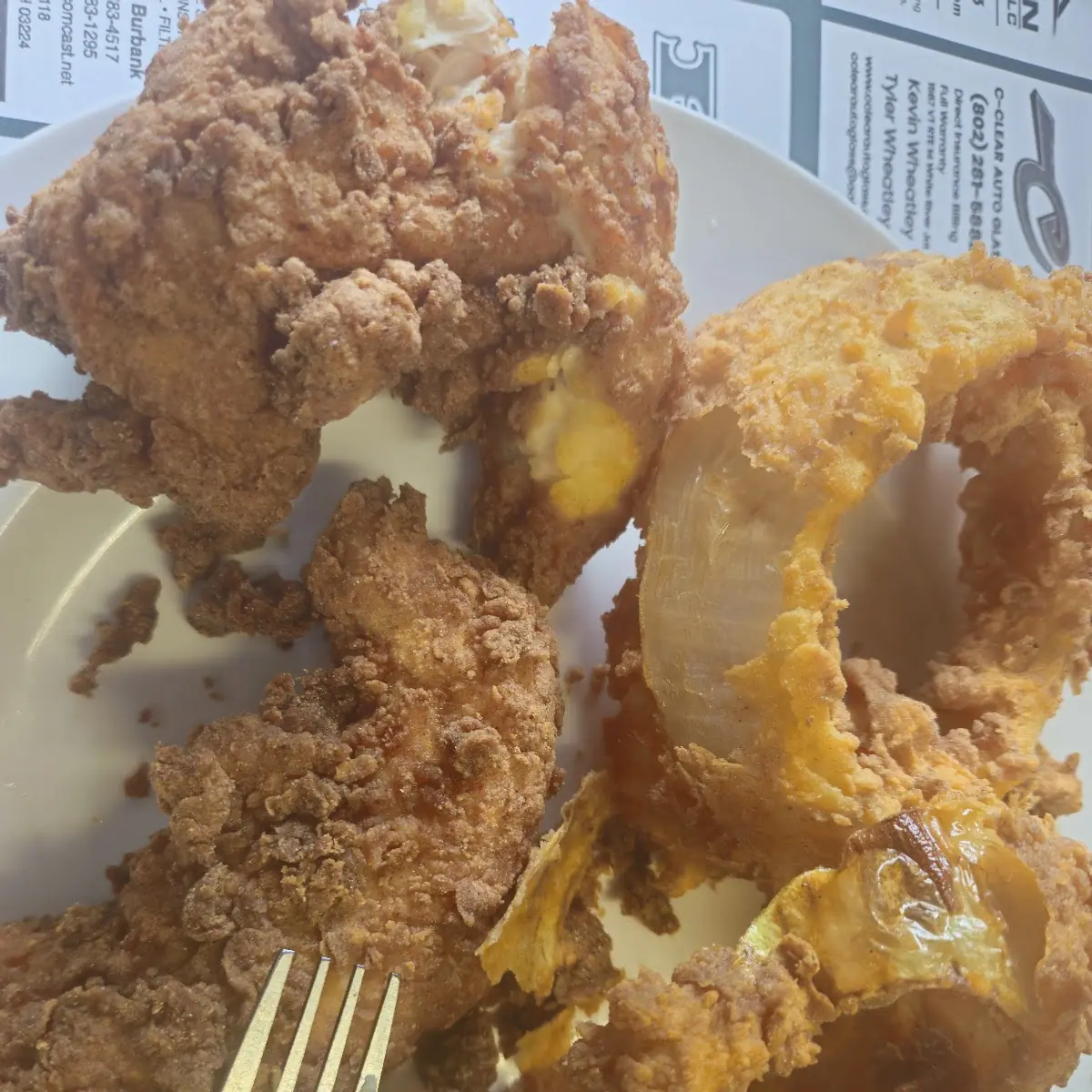 Fried Chicken Tenders and Fries