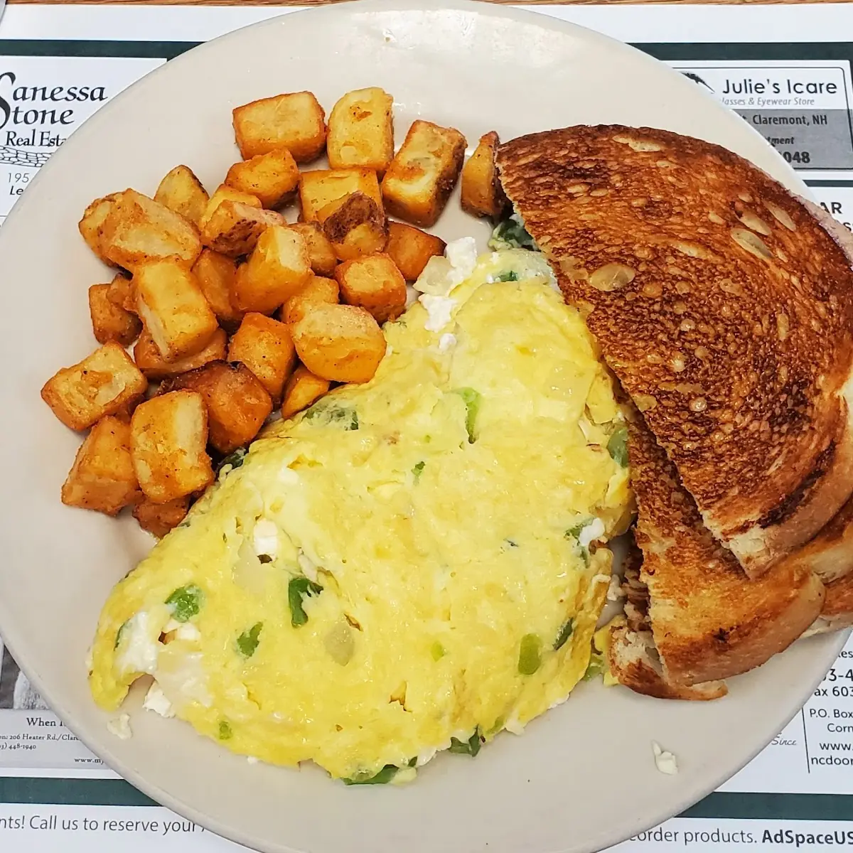 Omelette w Home Fries