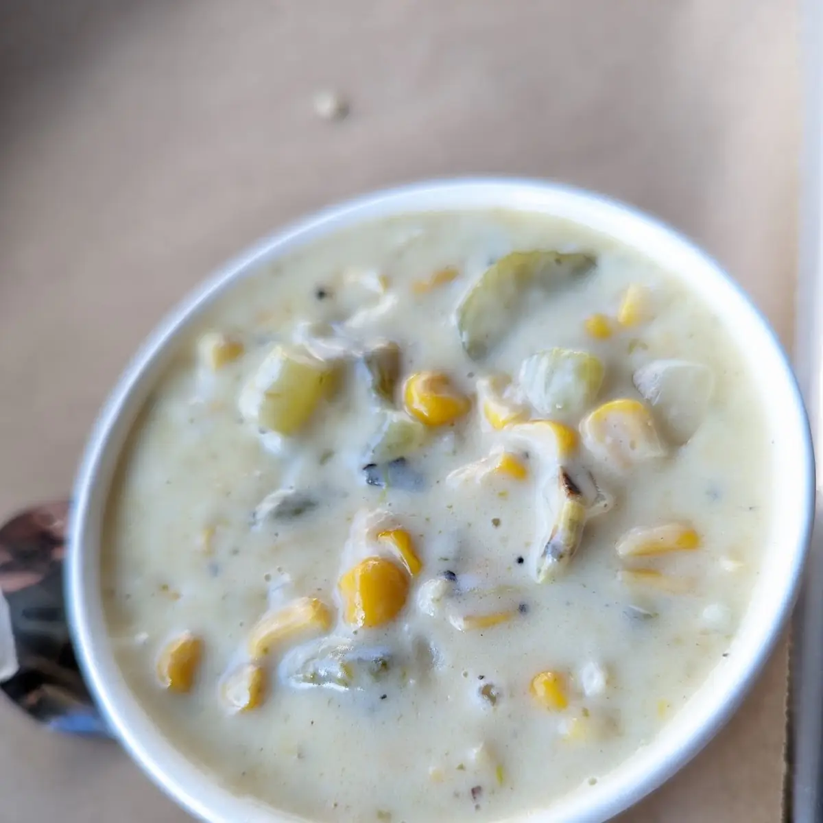 Poblano Corn Chowder