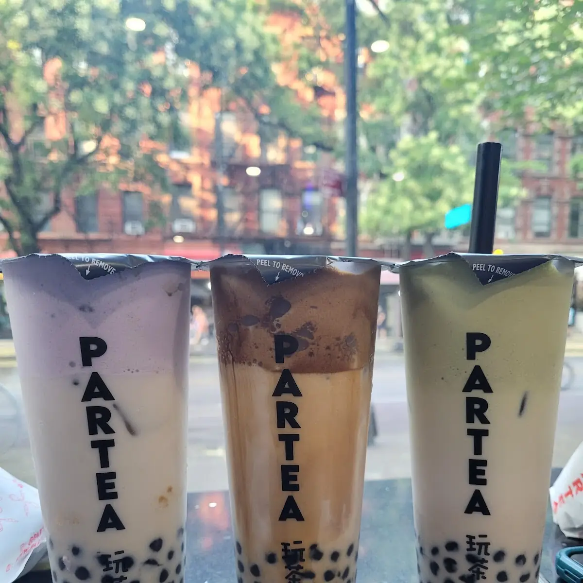 Whipped Taro Bubble Tea