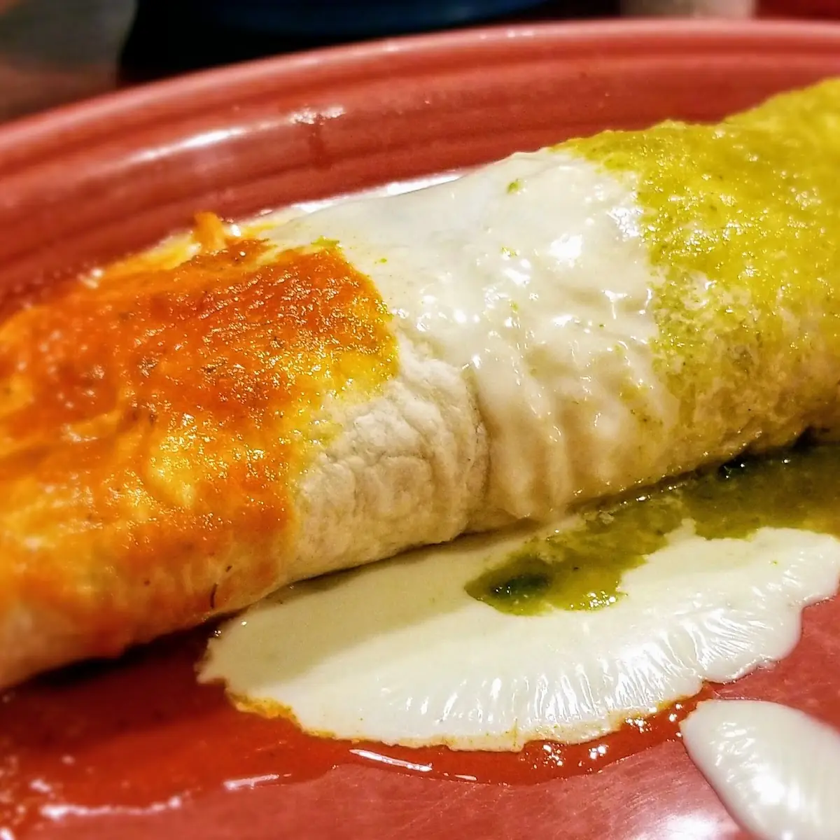 One Cheese Enchilada One Chile Relleno