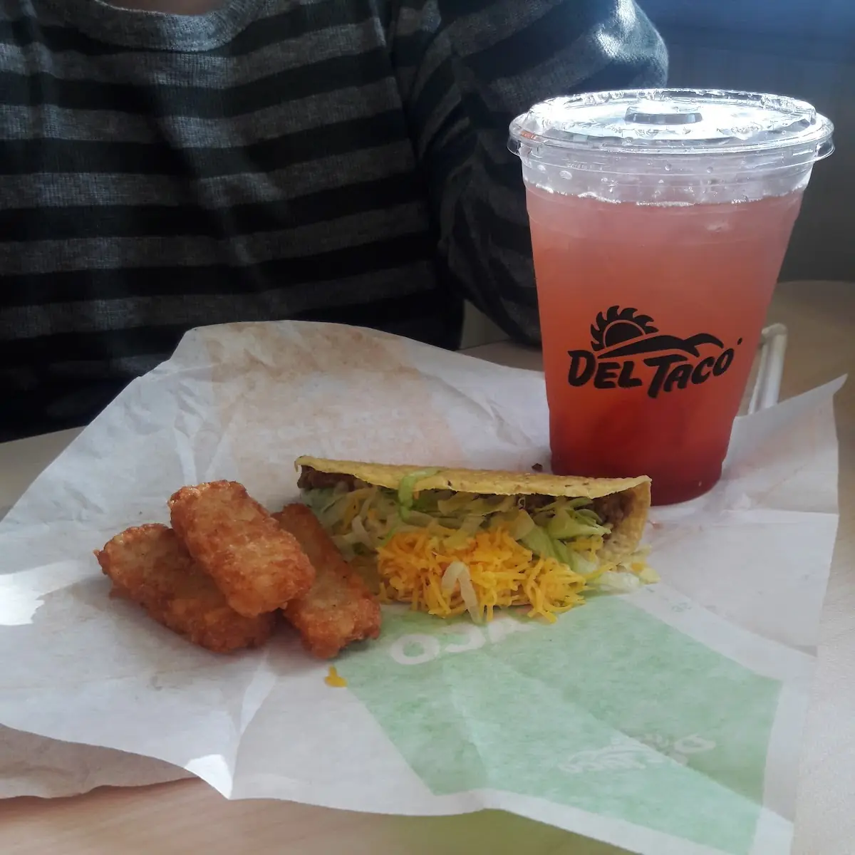 Value Taco and Hash Browns