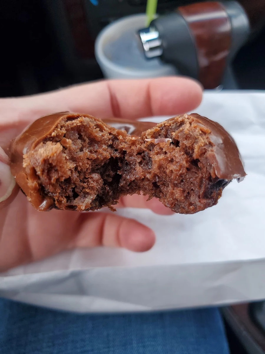Chocolate Cake Donut with Chocolate Icing