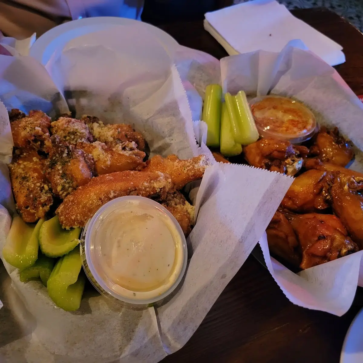 10 Wings with Bleu Cheese & Celery