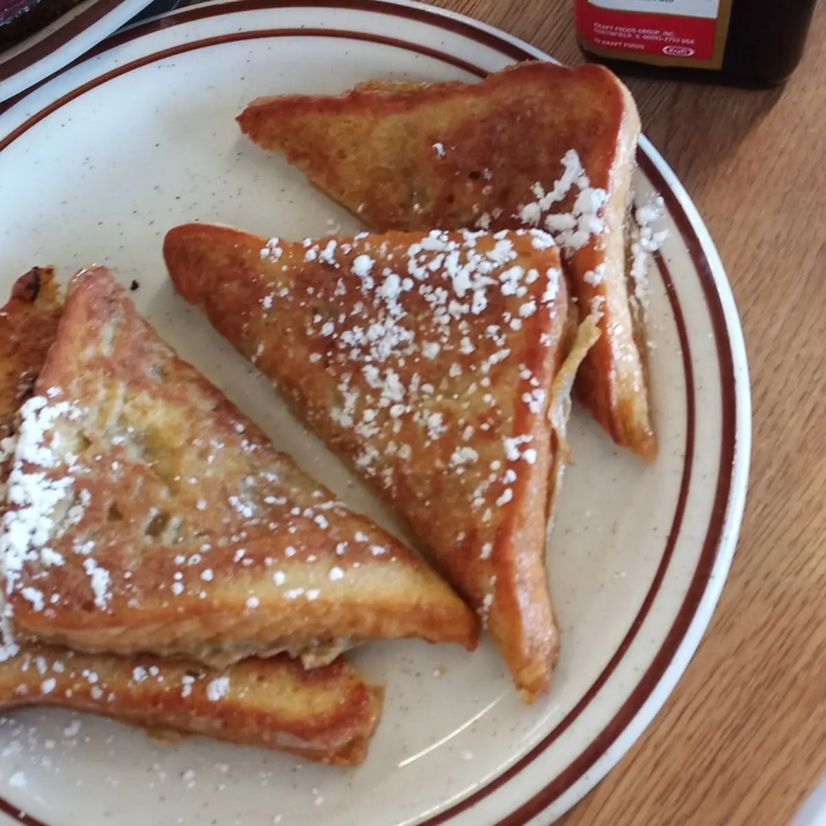 French Toast with Powdered Sugar