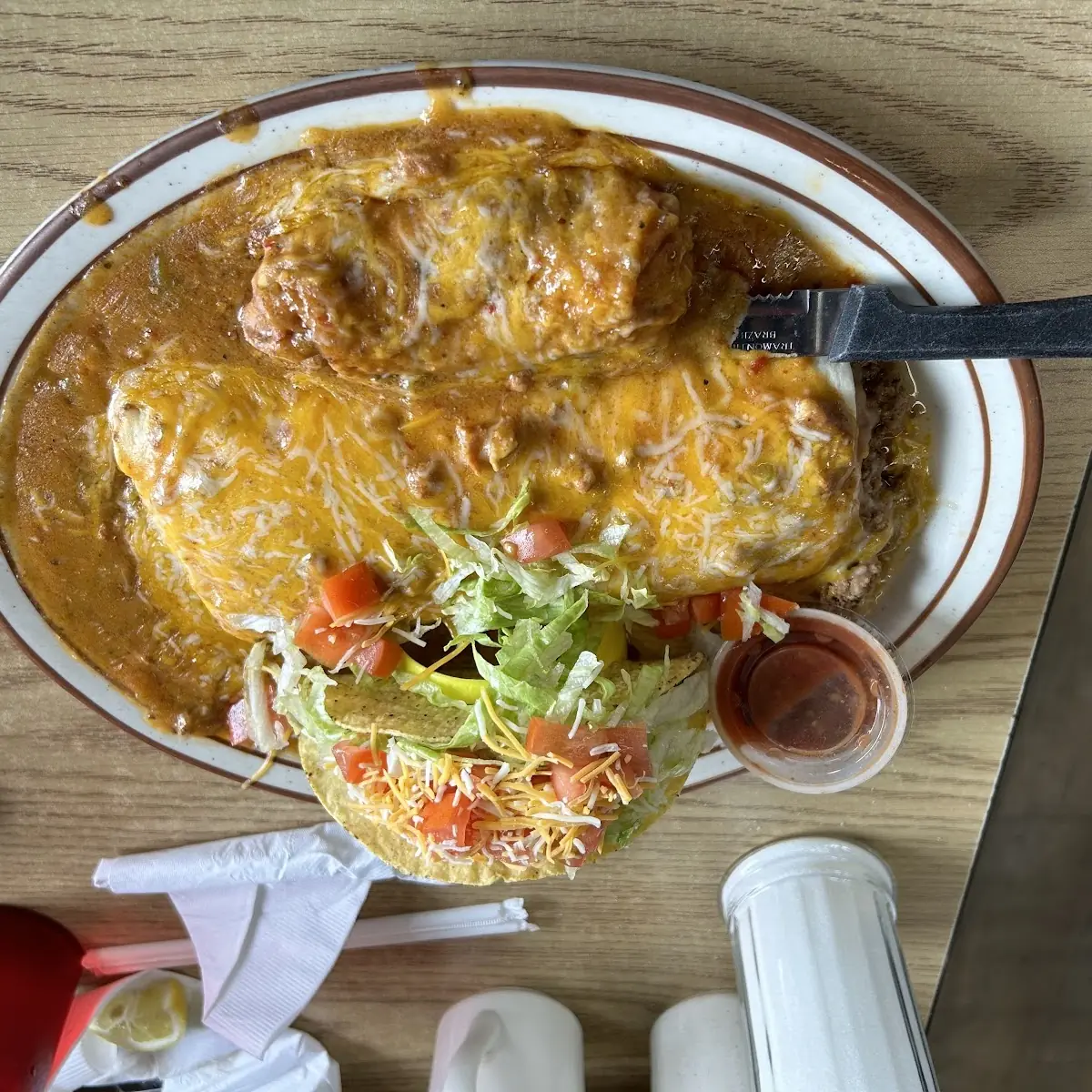 Smothered Breakfast Burrito