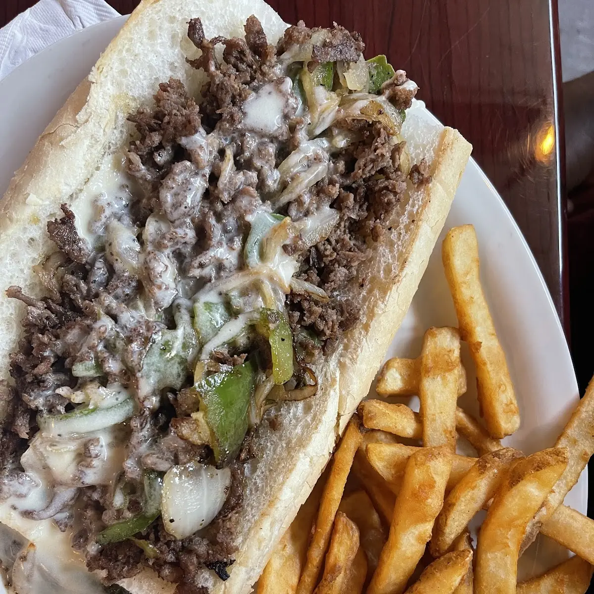 Philly Cheesesteak with Fries