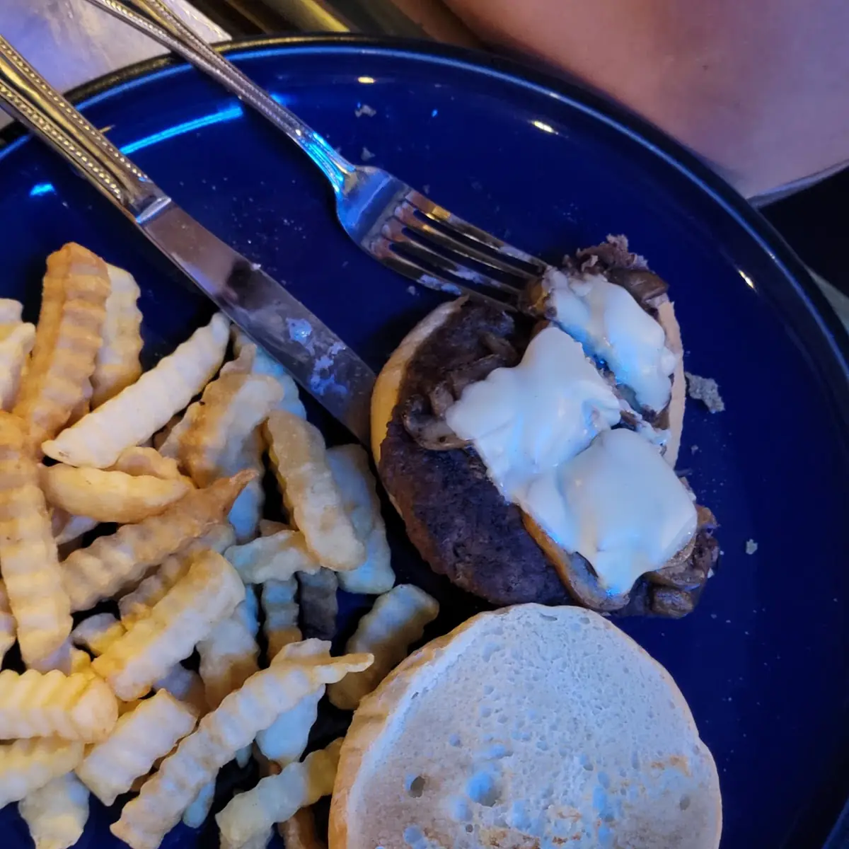 Mushroom Swiss Burger