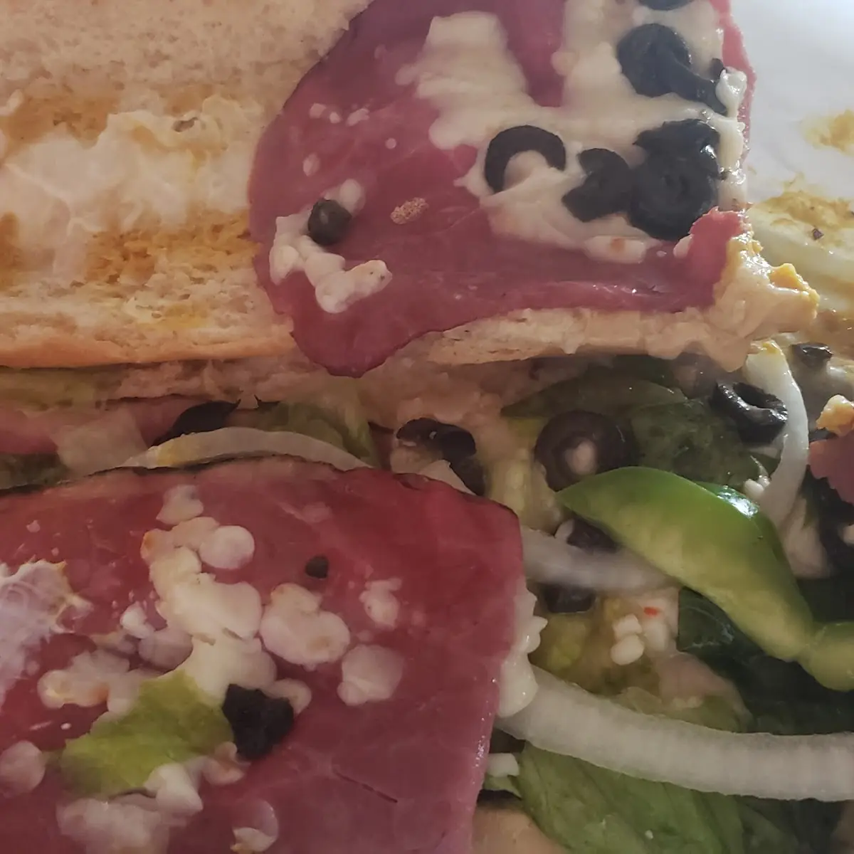 Inedible Roast Beef Sandwich