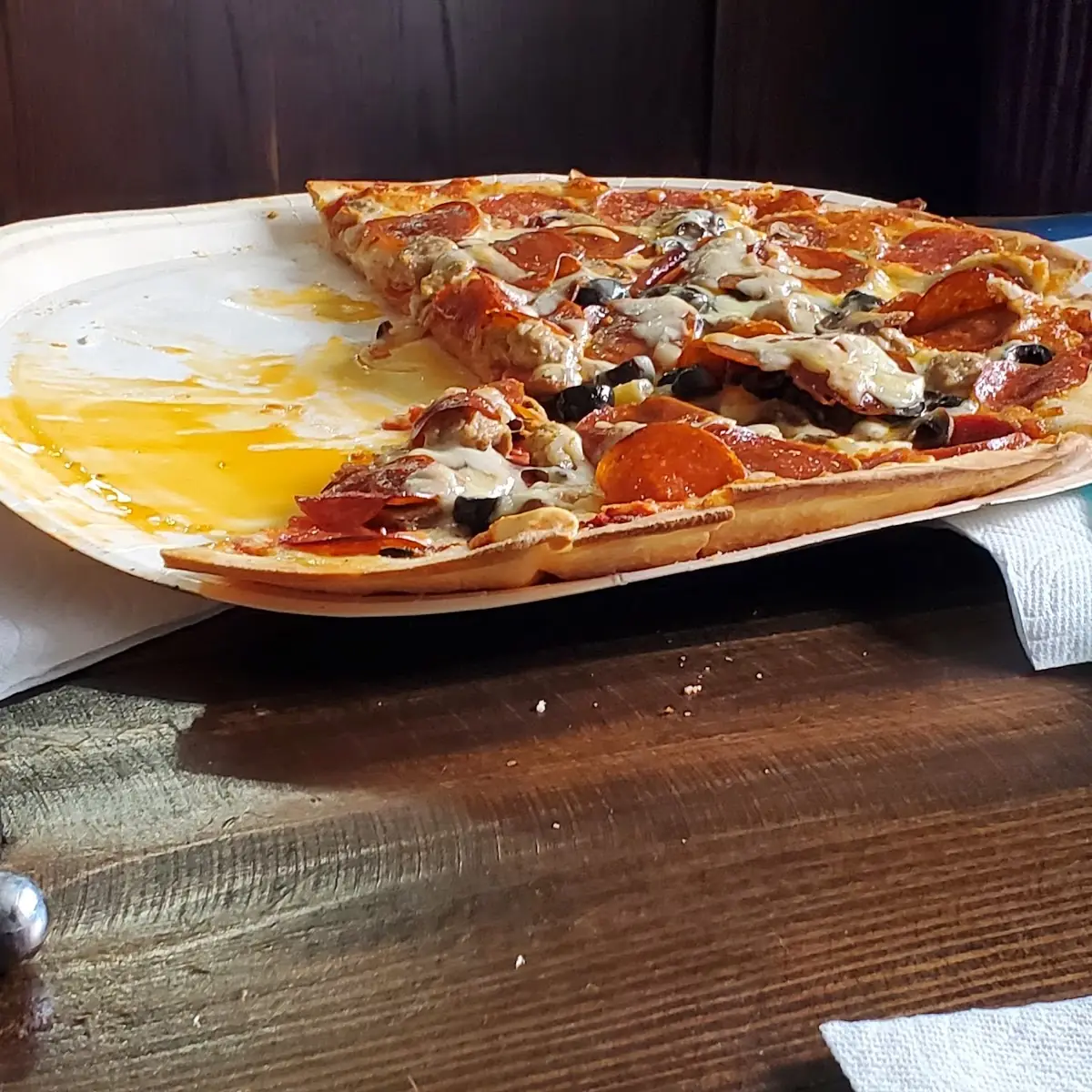 Meat Lovers Pizza with Olives