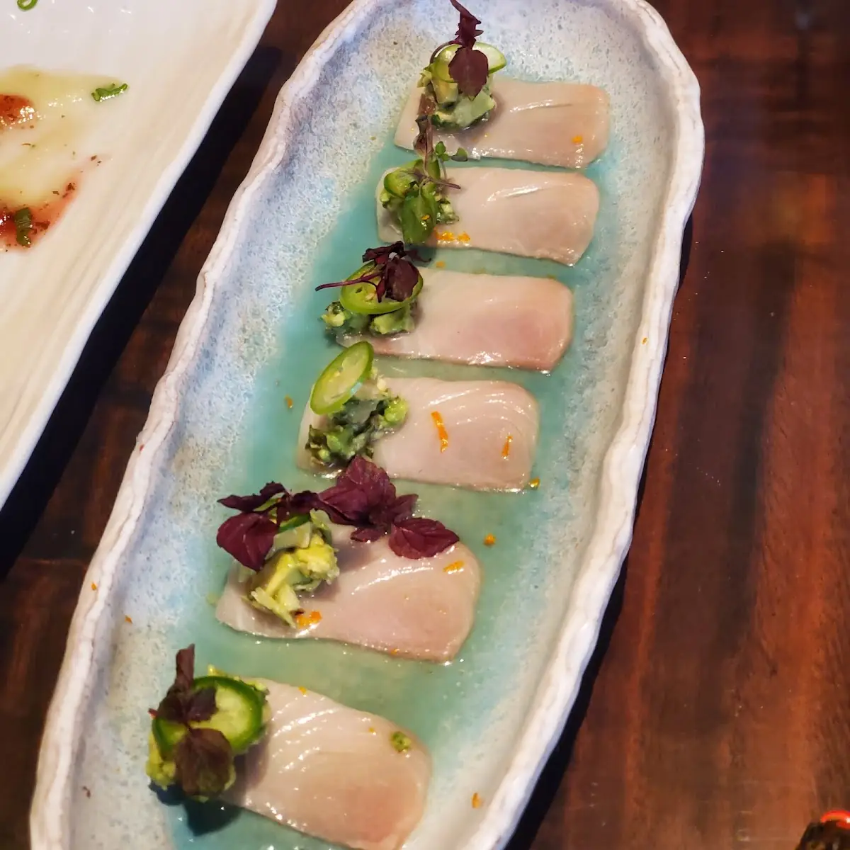 Yellowtail Sashimi & Green Mandarin Ponzu