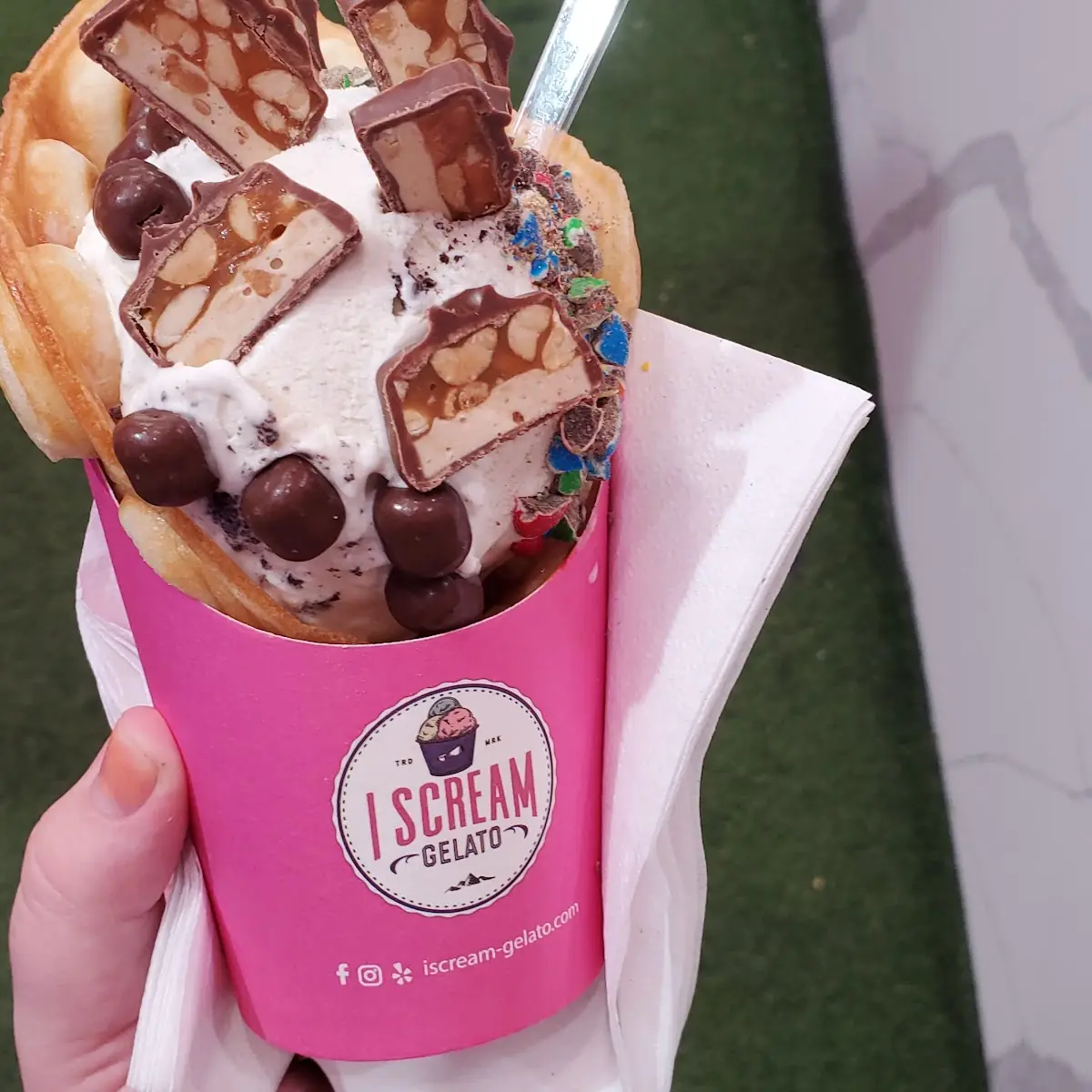 Bubble Waffle Cone
