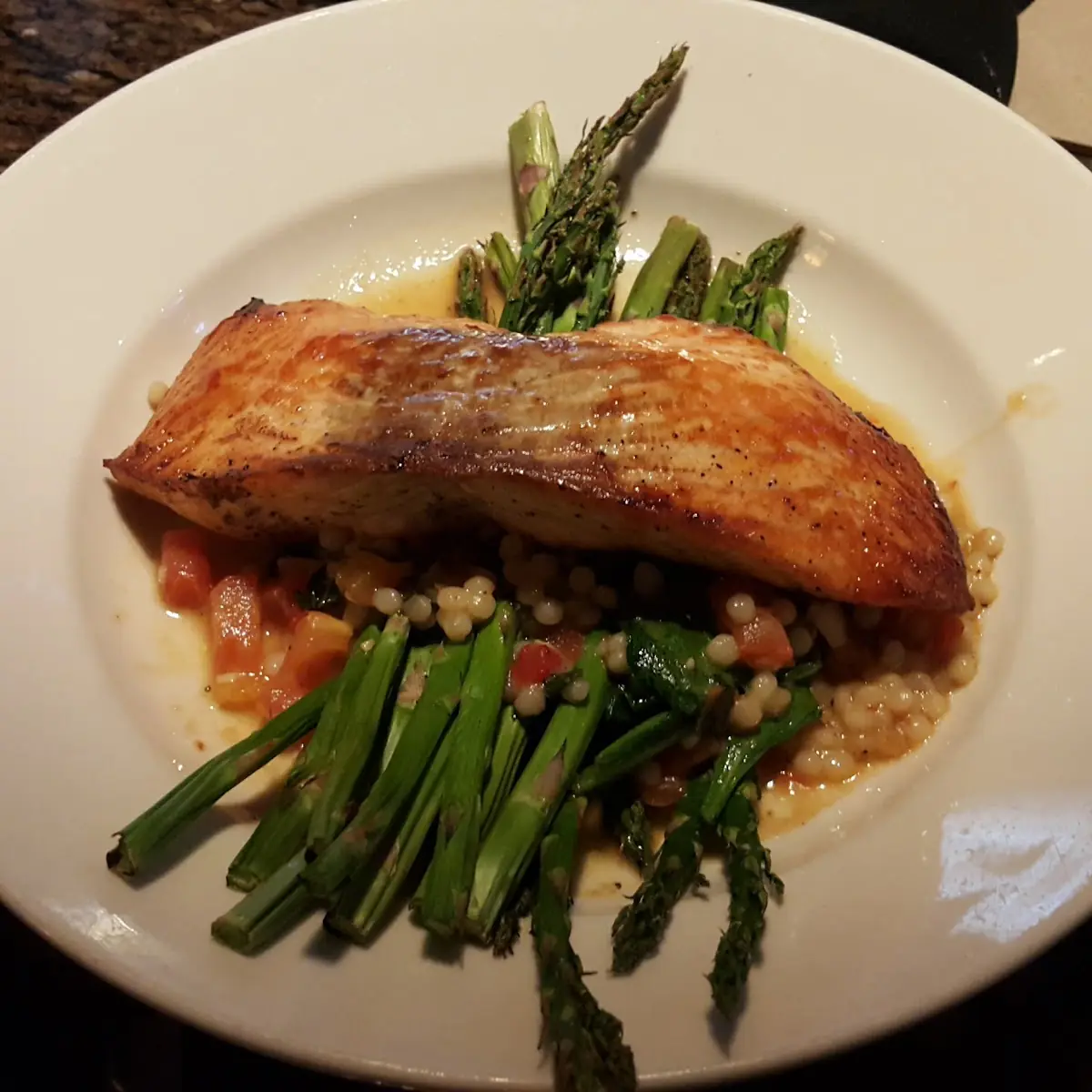 Enlightened Cherry Chipotle Glazed Salmon