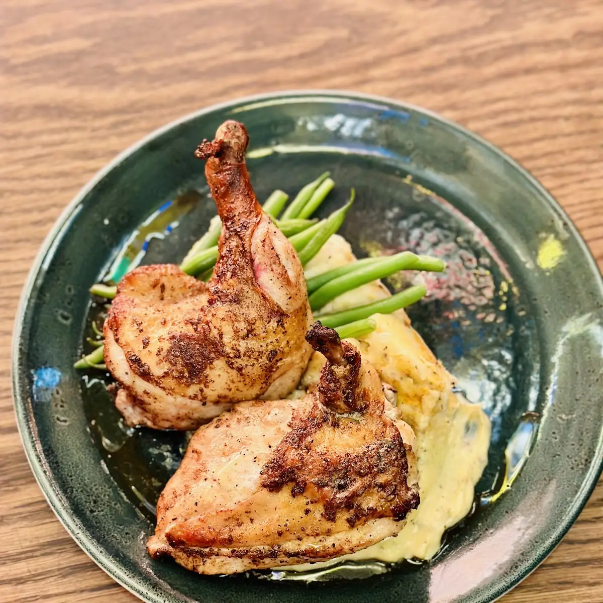 Pan-Seared Half Chicken
