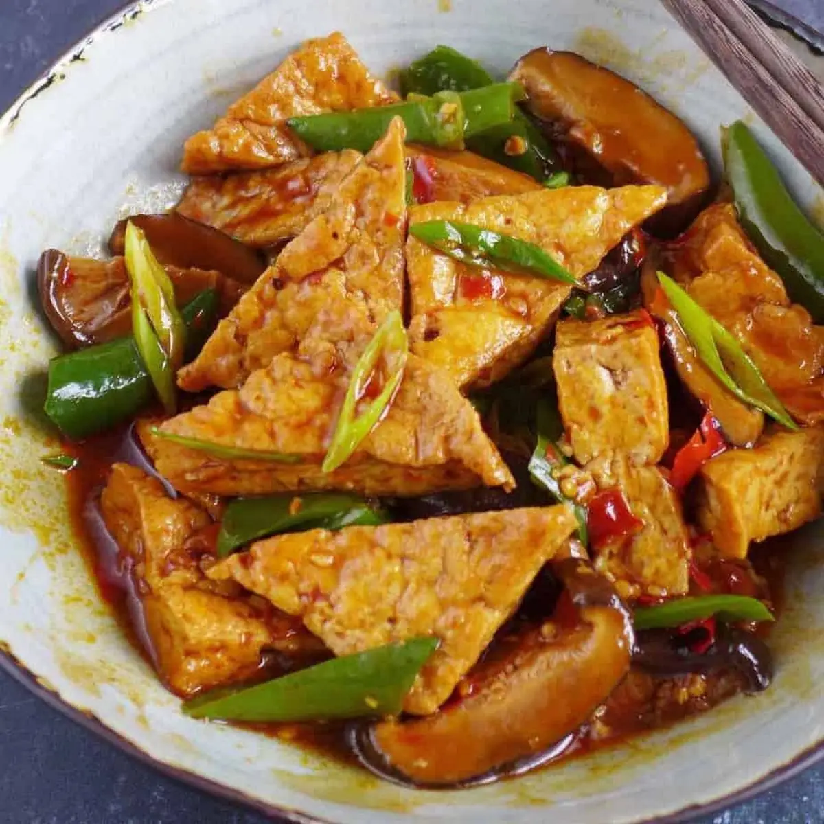 Bean Curd Szechuan Style