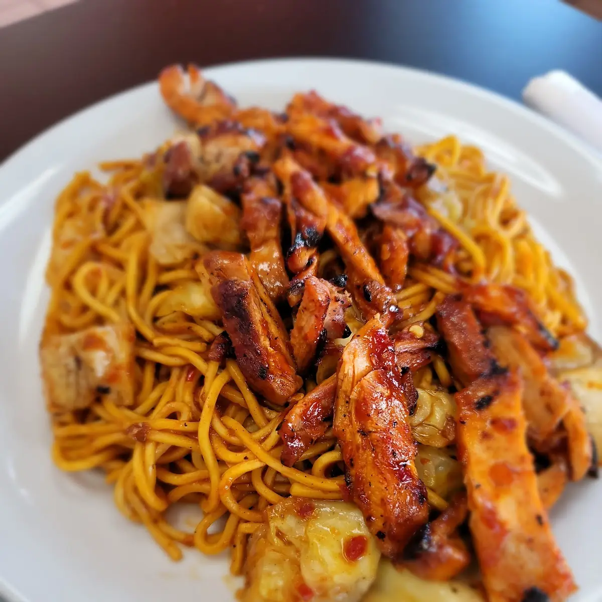 Spicy Chicken Yakisoba