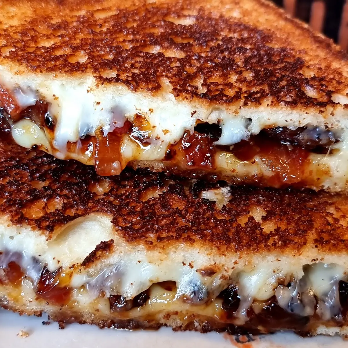 Bacon Jam Grilled Cheese Sandwich