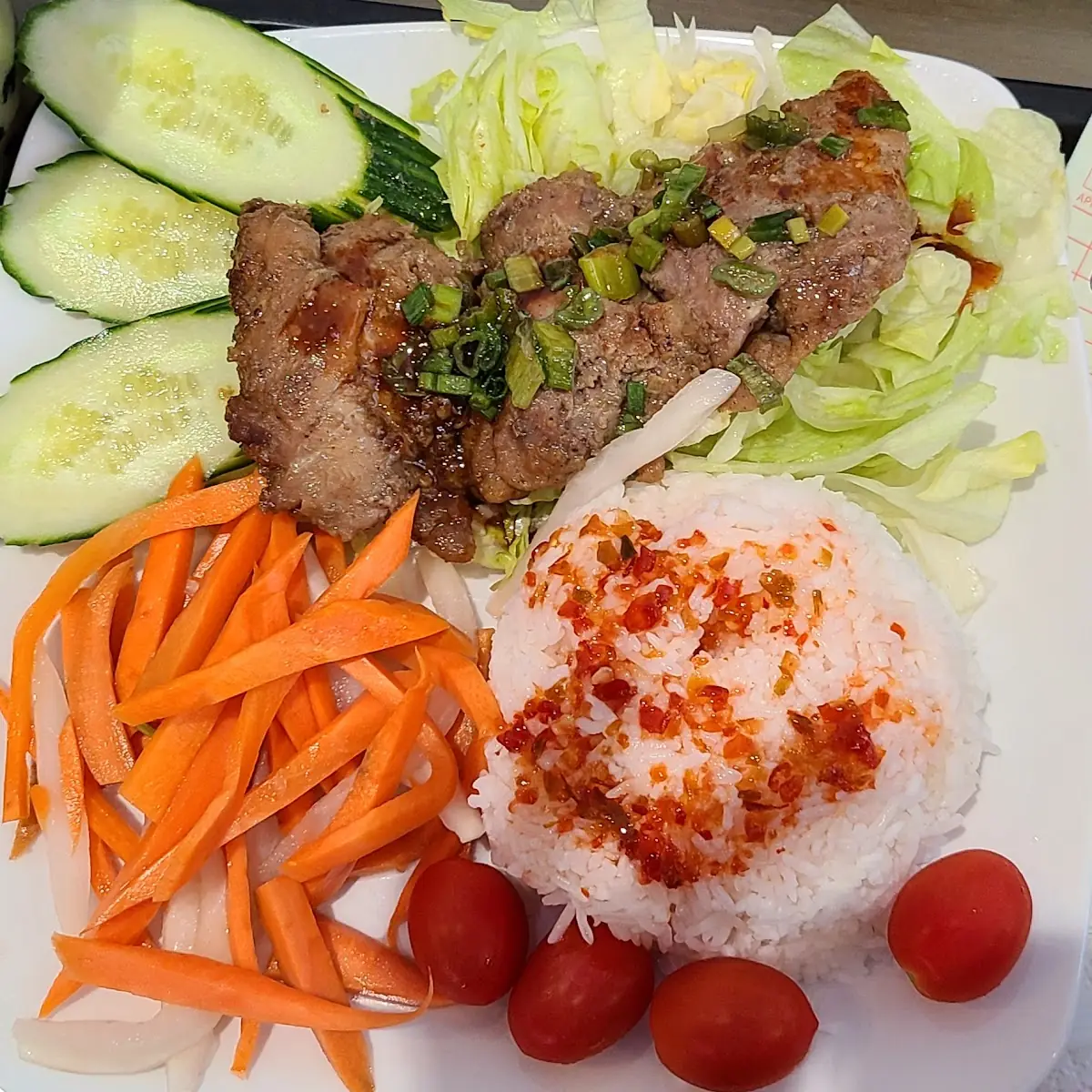 Chicken Rice Plate
