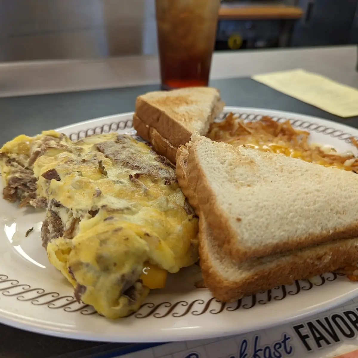 Cheese N' Eggs with Raisin Toast