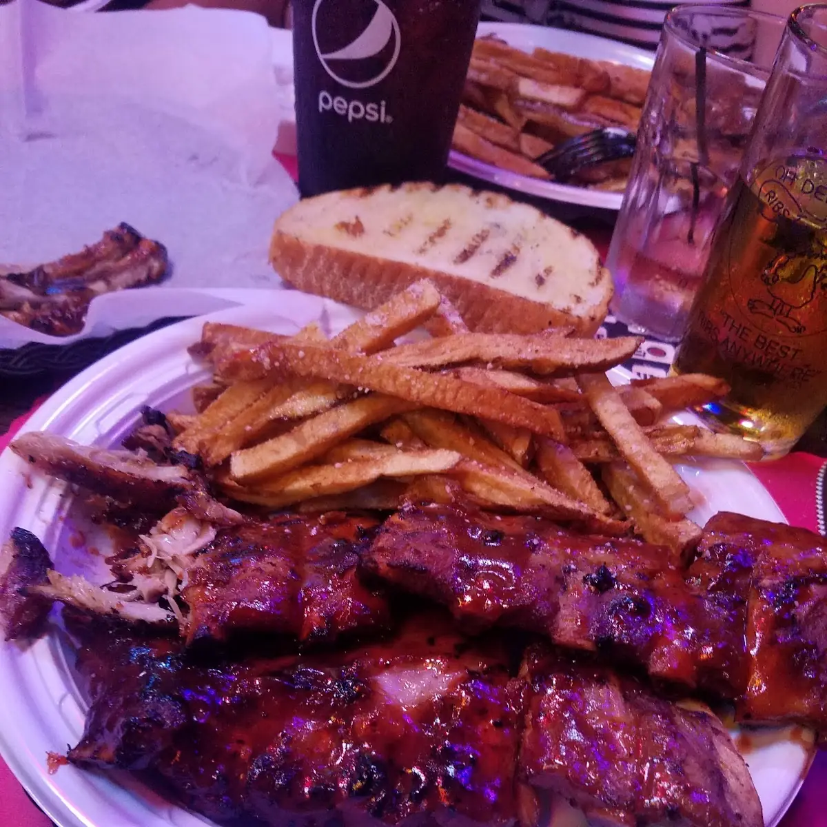 Ribs with Baked Potato