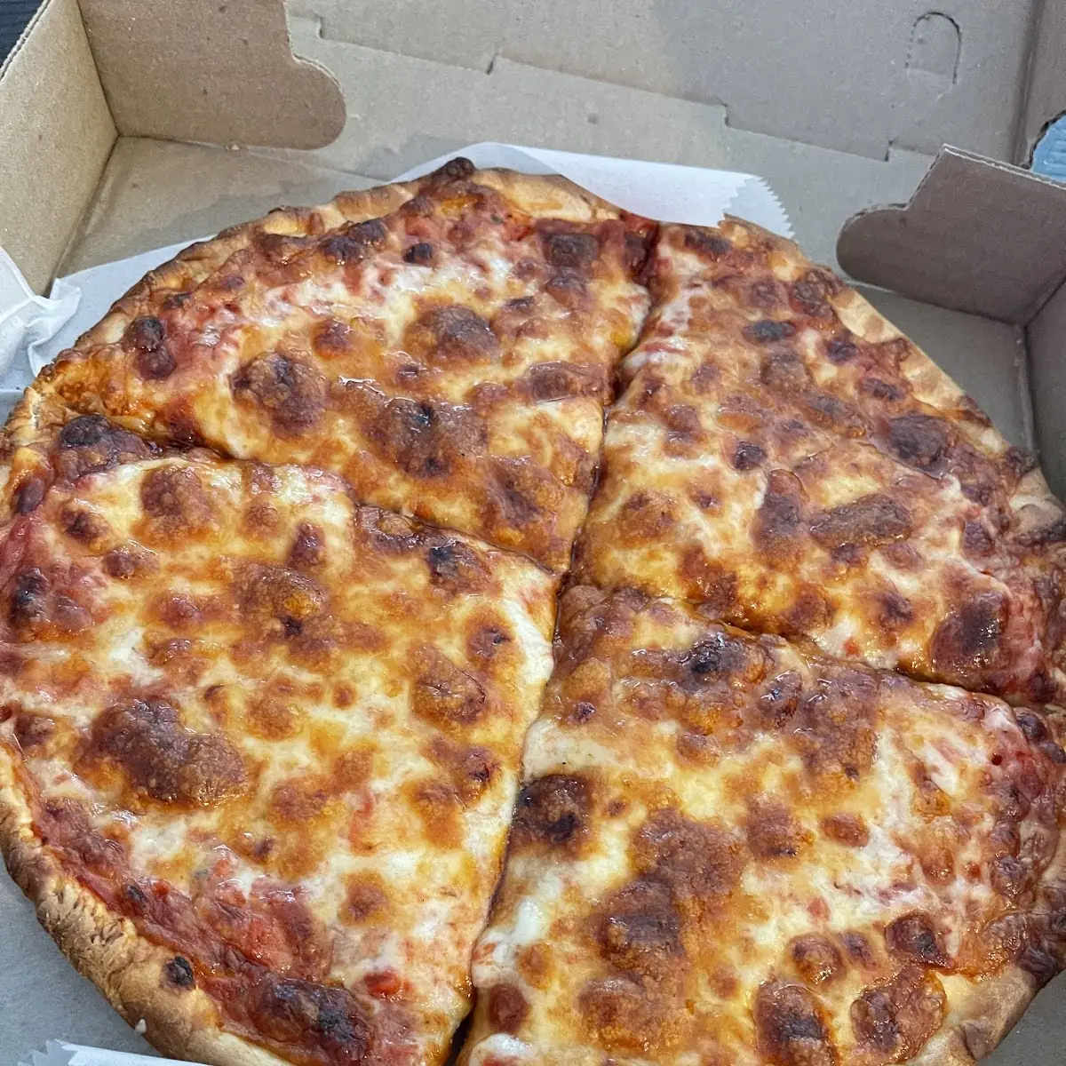 Small Extra Cheese Pizza Well Done