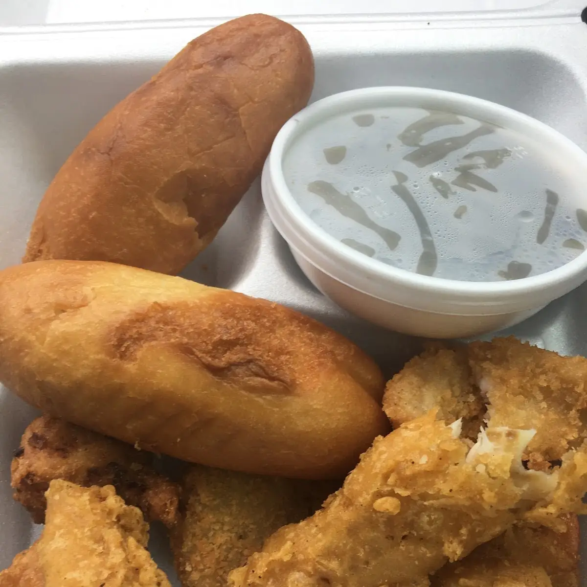 Crab Cake and Fish