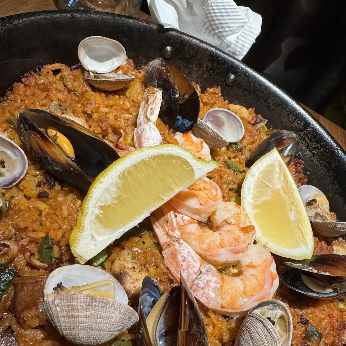 Squid Ink Paella Arroz Negro