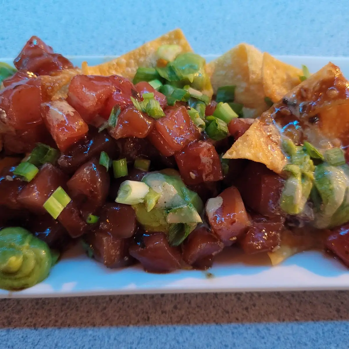 Poke Nachos