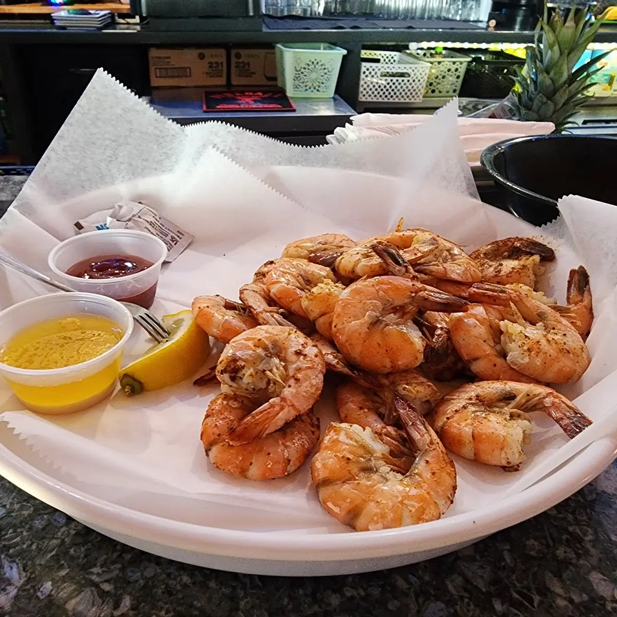 Steamed Shrimp