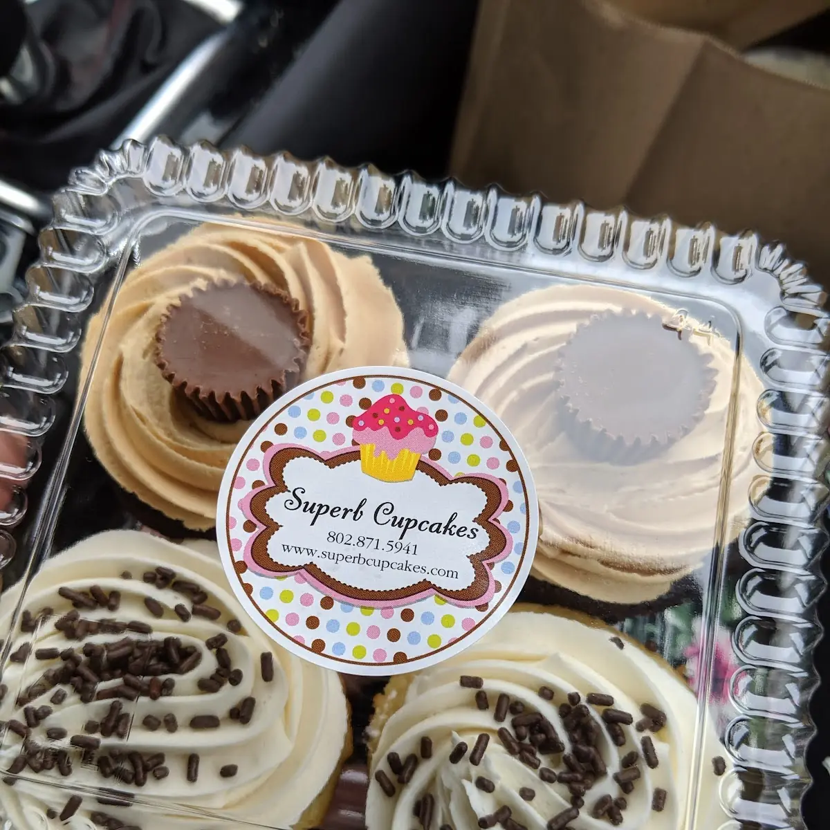 Peanut Butter Cup and Maple Cupcakes