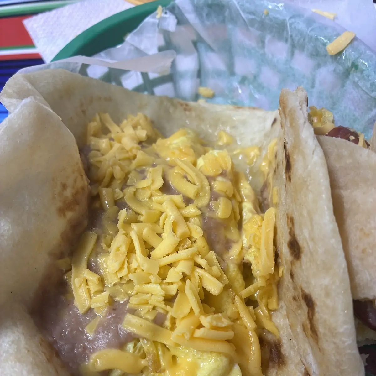 Bean Egg Cheese