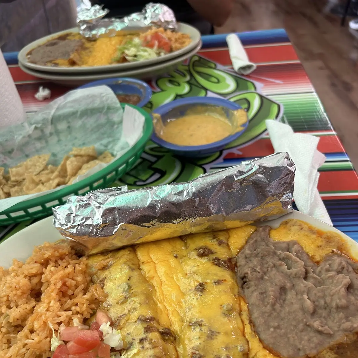 Cheese Enchilada Plate
