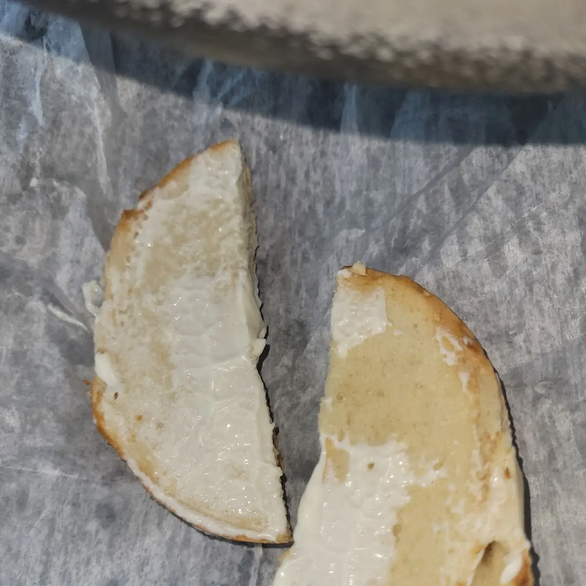 Bagel and Missing Cream Cheese