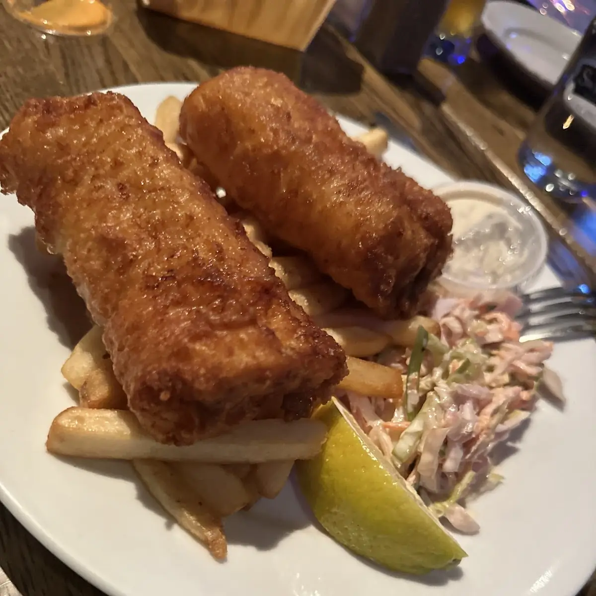 Beer Battered Atlantic Cod & Chips