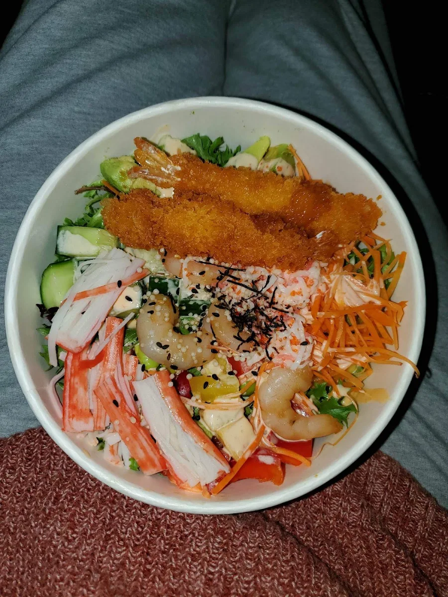 Poke Bowl Crabe Et Crevette Tempura Choix Du Chef