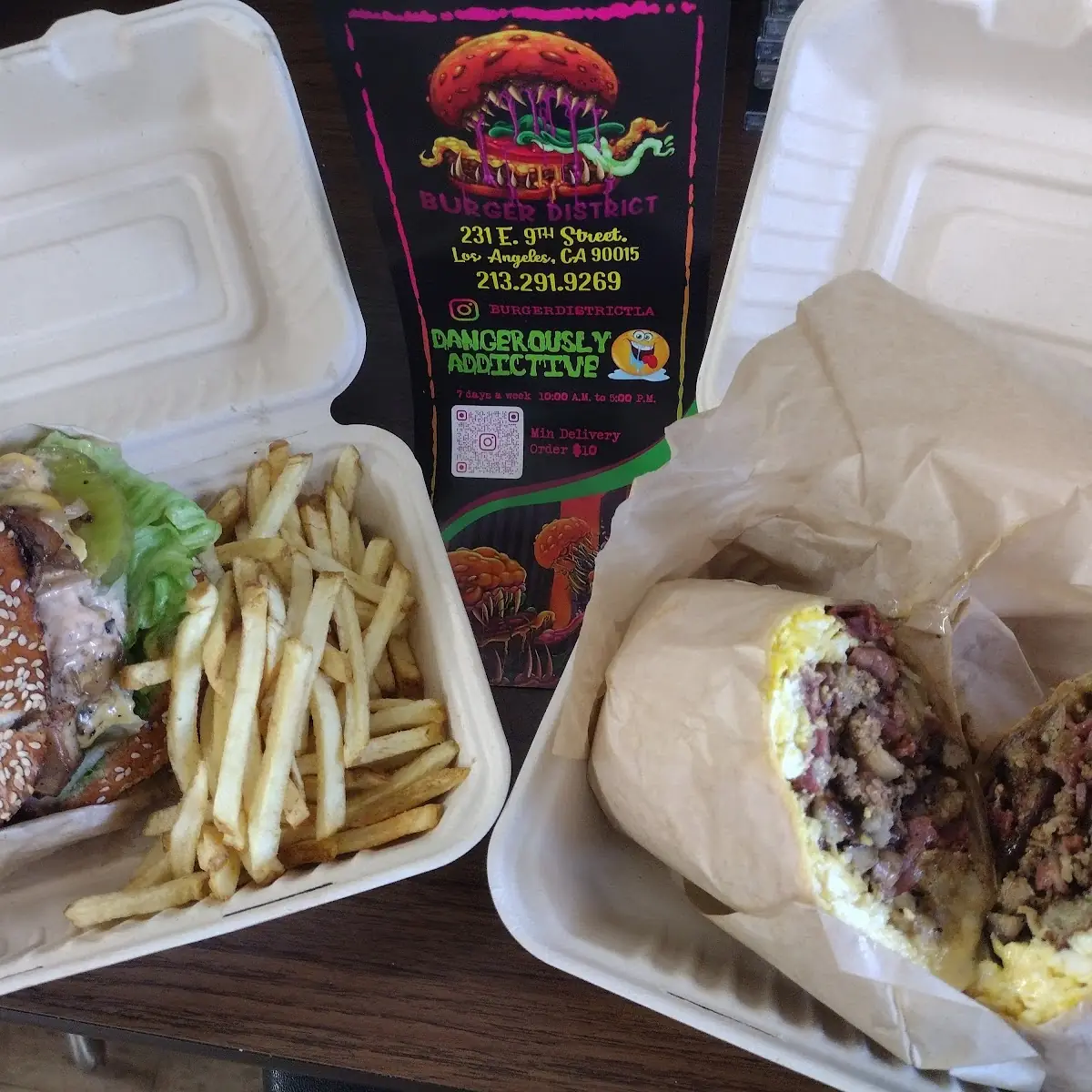 Threeful Mushroom Burger