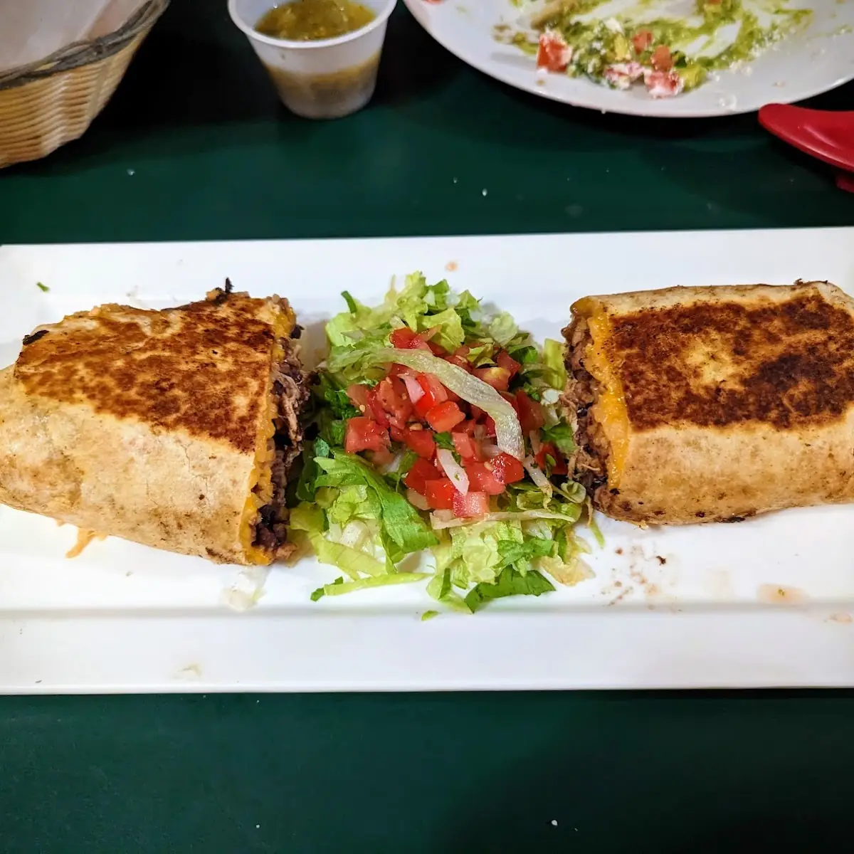 Shredded Chicken Burrito