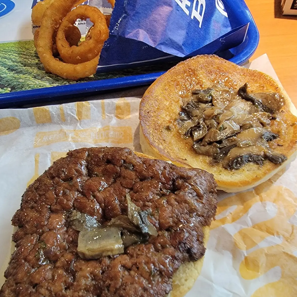 Swiss Mushroom Burger
