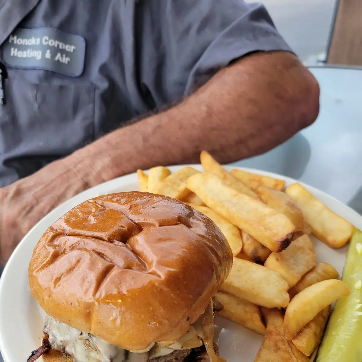 Mushroom and Swiss Burger