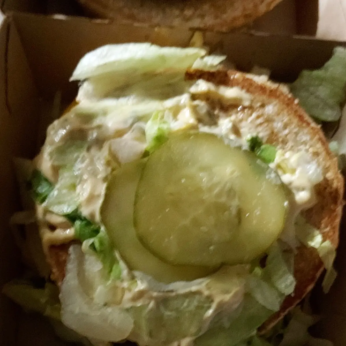 Big Mac Extra Mac Sauce & Lettuce and Pickles