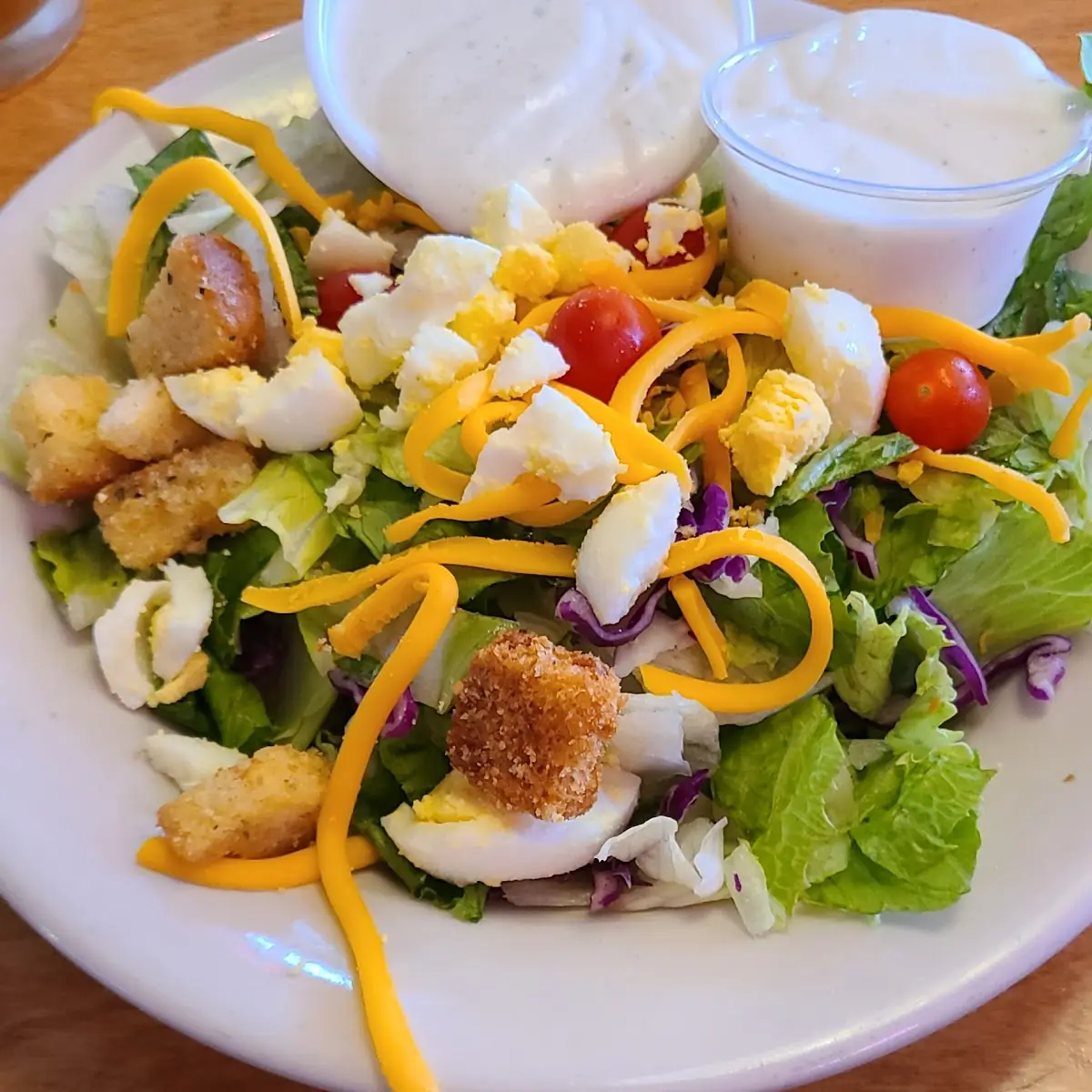 House Salad with Ranch Dressing