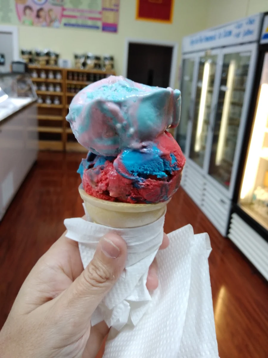 Superhero and Cotton Candy Ice Cream Cone