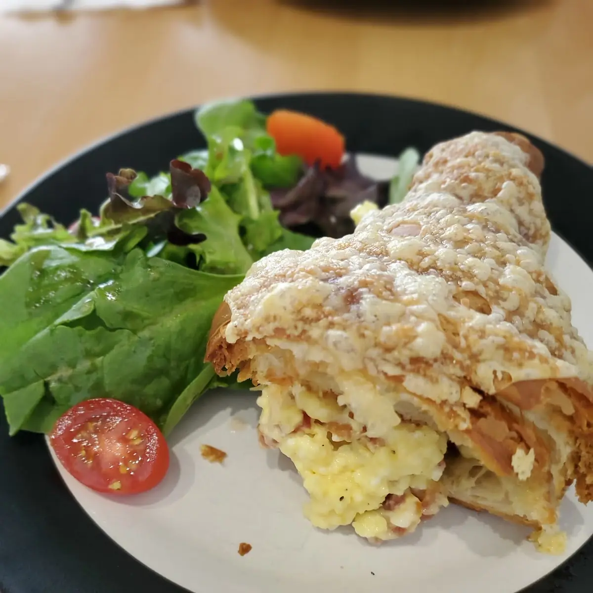 Chicken salad croissant