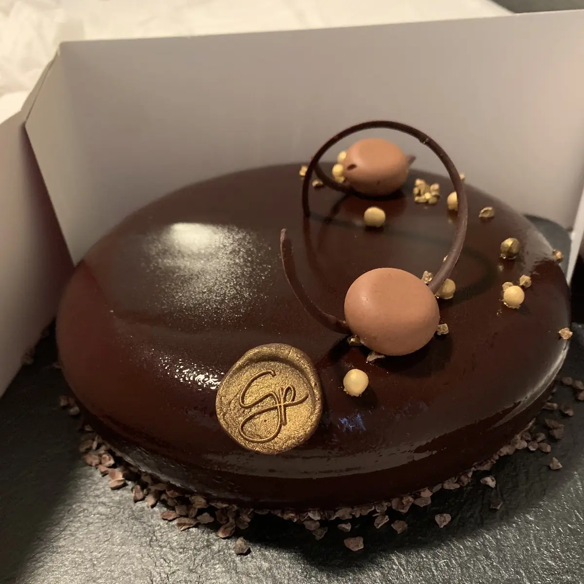 Chocolate Hazelnut Mousse Cake