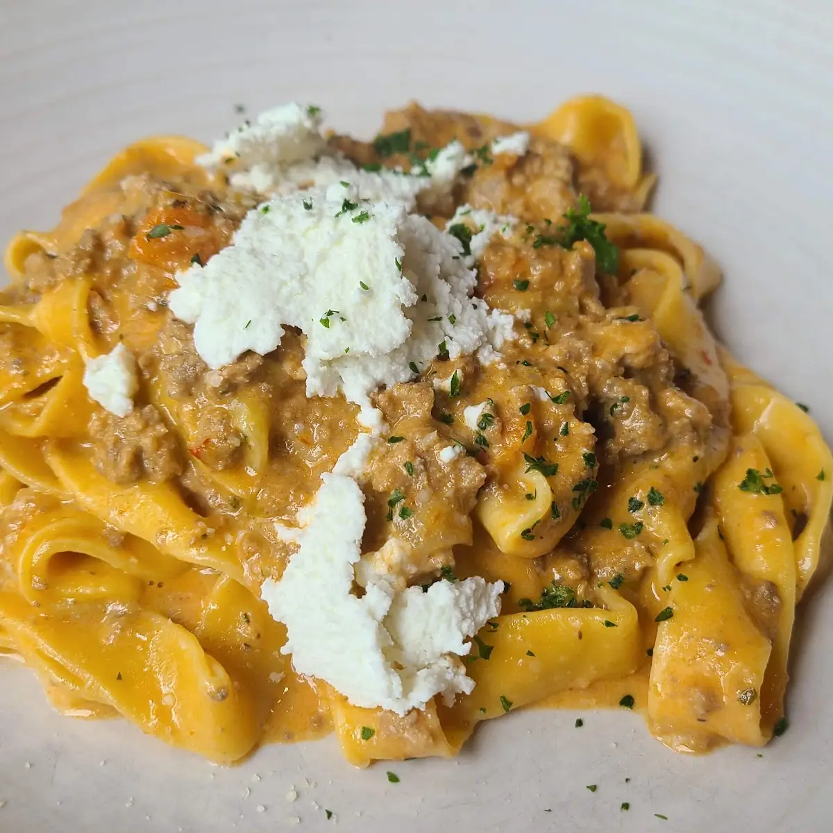 Tagliatelle Bolognese Pasta