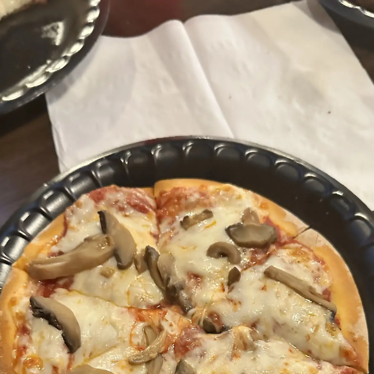 Personal Pan Mushroom Pizza