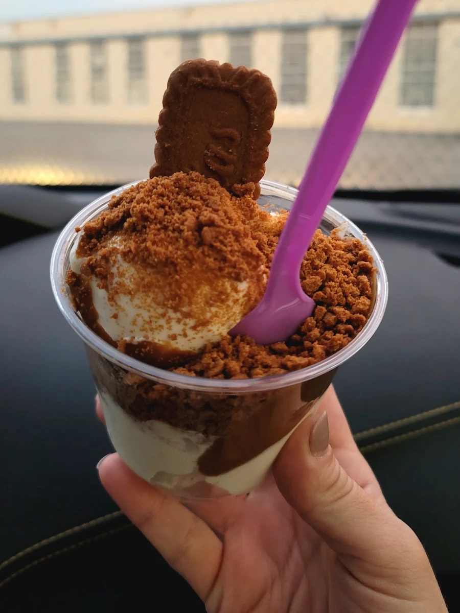 Biscoff Cookie Butter Sundae Creation