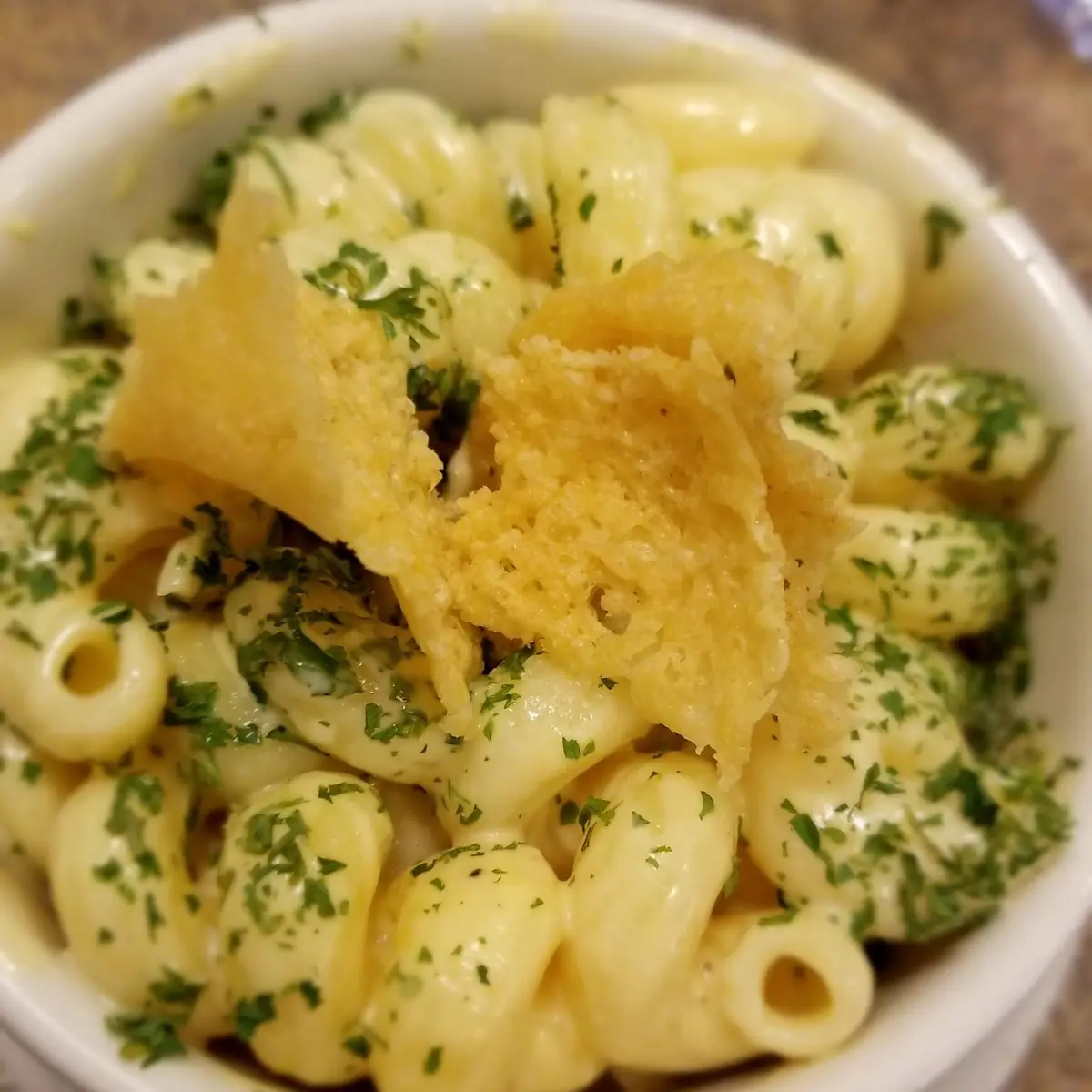Mac N Cheese with Parsley