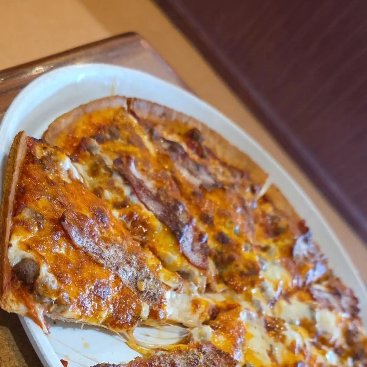 Meat Pizza with Double Cheese